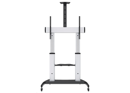 MANHATTAN stojan TV (60" to 100"), Low-Profile TV Wall Mount, hliníková konstrukce, černo-stříbrná
