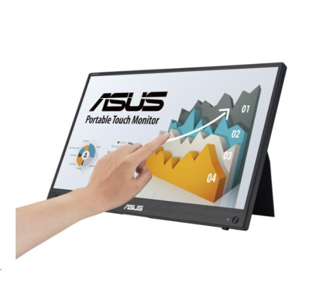 ASUS LCD 15.6" MB16AHT 1920x1080 250cd IPS 5ms repro USB-C x 2 miniHDMI 1x , bez podstavce 1.01 Kg