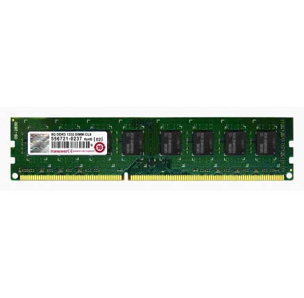 TRANSCEND DIMM DDR3 8GB 1333MHz 2Rx8 CL9 TRANSCEND DIMM DDR3 8GB 1333MHz 2Rx8 CL9