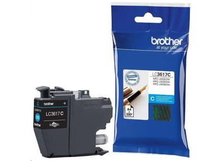 BROTHER INK LC-3617C azurový, cyan - 550stran, J2330, J3530, J3930 BROTHER INK LC-3617C azurový, cyan - 550stran, J2330, J3530, J3930