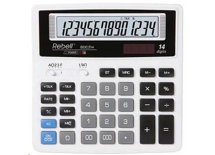 REBELL kalkulačka - BDC314 - bílá REBELL kalkulačka - BDC314 - bílá