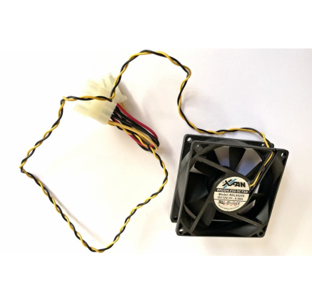 EUROCASE ventilátor 80mm, 12V/0,08A (molex)