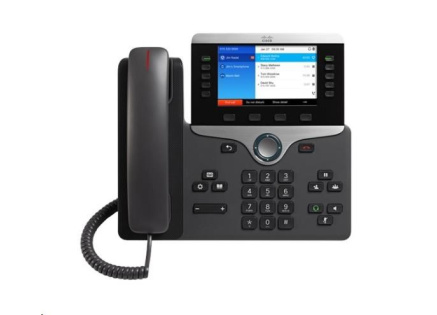 Cisco CP-8851-3PCC-K9=, VoIP telefon, 10line, 2x10/100/1000, 5" displej, Bluetooth, USB, PoE Cisco CP-8851-3PCC-K9=, VoIP telefon, 10line, 2x10/100/1000, 5" displej, Bluetooth, USB, PoE