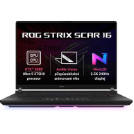 ASUS NTB ROG Strix SCAR 16 (G635LW-NEBULA025X), Ultra 9-275HX, 16" 2560 x 1600, 16GB, 2TB SSD, RTX 5080, W11 Pro, Black