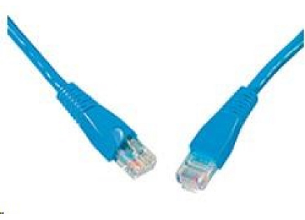 Solarix Patch kabel CAT6 UTP PVC 10m modrý snag-proof C6-114BU-10MB