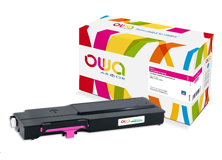 OWA Armor toner pro DELL C2660, C2665, 2000 Stran, 593-BBBP, červená/magenta OWA Armor toner pro DELL C2660, C2665, 2000 Stran, 593-BBBP, červená/magenta