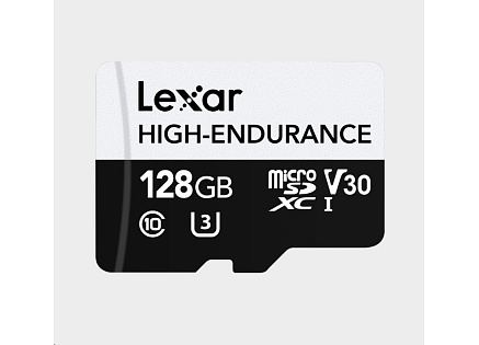 Lexar microSDXC High-Endurance UHS-I/U3/10 R100/W45 (V30) 128GB