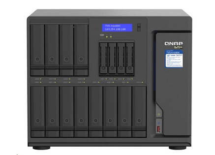 QNAP TVS-h1688X-W1250-32G (6C/XeonW-1250/4,7GHz/32GBRAM/16xSATA/2xM.2/4x2,5GbE/2x10GbE/6xUSB3.2/3xPCIe/1xHDMI)