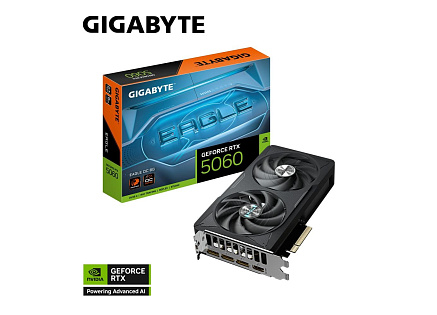 GIGABYTE VGA NVIDIA GeForce RTX 5060 EAGLE OC 8G, 8G GDDR7, 3xDP, 1xHDMI
