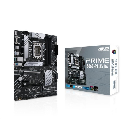 ASUS MB Sc LGA1700 PRIME B660-PLUS D4, Intel B660, 4xDDR4, 1xDP, 1xHDMI, 1xVGA ASUS MB Sc LGA1700 PRIME B660-PLUS D4, Intel B660, 4xDDR4, 1xDP, 1xHDMI, 1xVGA
