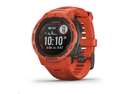 Garmin GPS sportovní hodinky Instinct Solar Red Optic