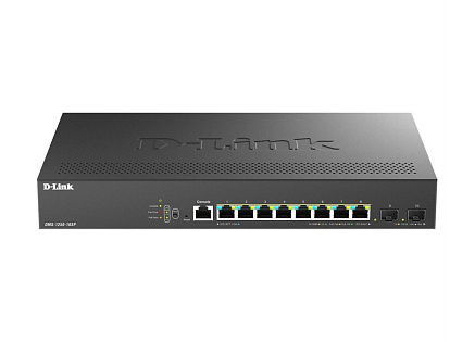 D-Link DMS-1250-10SP/E, 8x 2.5G BASE-T PoE, 2x 10G SFP+, 240W Smart Managed Switch