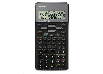 SHARP kalkulačka - EL531THBGY - šedá - blister