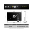 CHiQ U50QST TV 50", UHD, QLED, ultratenká, Google TV, DLG 120 Hz, Dolby Audio, Frameless, metalická
