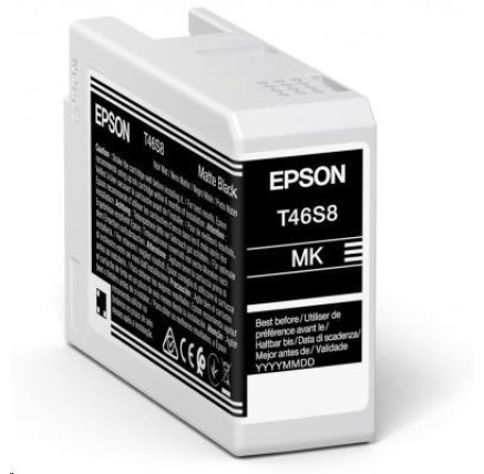 EPSON ink Singlepack Matte Black T46S8 UltraChrome Pro 10 ink 25ml EPSON ink Singlepack Matte Black T46S8 UltraChrome Pro 10 ink 25ml