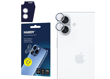3mk Hardy Lens Protection Pro pro iPhone 16/16 Plus Silver