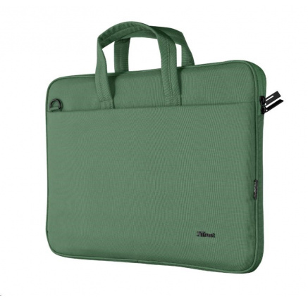 TRUST Pouzdro na notebook 16" Bologna Slim Laptop Bag Eco, zelená