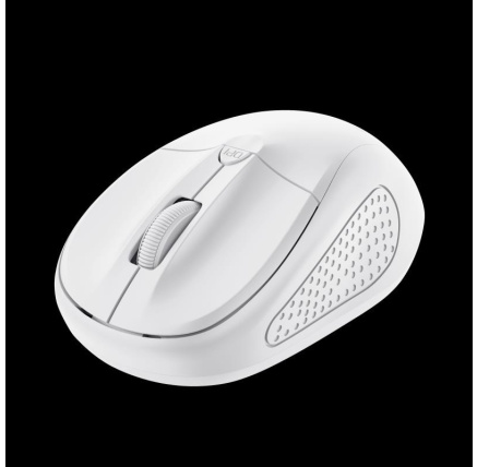 TRUST Myš PRIMO WIRELESS MOUSE MATT WHITE, USB, bezdrátová