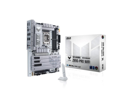 ASUS MB Sc LGA1851 TUF GAMING Z890-PRO WIFI, Intel Z890, 4xDDR5, 1xDP, 1xHDMI, 2xThunderbolt, WI-FI, ATX