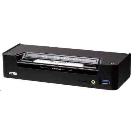 ATEN 3-port USB-C DisplayPort Hybrid KVMP přepínač