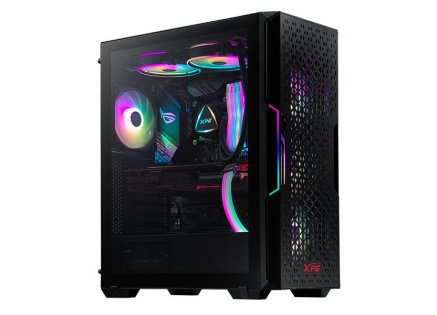 ADATA XPG case STARKER AIR Mid-Tower, bez zdroje, 1x 120mm + 1x 120mm ARGB, Černá