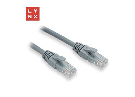 LYNX UTP patch kabel Cat6, PVC, 7m, šedý LYNX UTP patch kabel Cat6, PVC, 7m, šedý