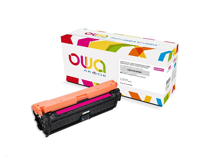 OWA Armor toner pro HP Color Laserjet Ese CP5520, 5525, 15000 Stran, CE273A, červená/magenta OWA Armor toner pro HP Color Laserjet Ese CP5520, 5525, 15000 Stran, CE273A, červená/magenta