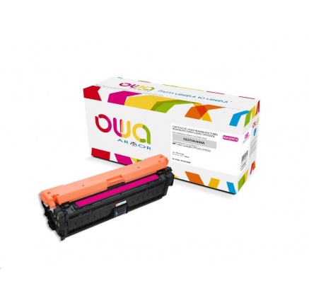 OWA Armor toner pro HP Color Laserjet Ese CP5520, 5525, 15000 Stran, CE273A, červená/magenta OWA Armor toner pro HP Color Laserjet Ese CP5520, 5525, 15000 Stran, CE273A, červená/magenta