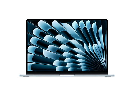 Apple MacBook Air 15'' M4 chip 10-core CPU and 10-core GPU, 16GB, 256GB SSD - Sky Blue