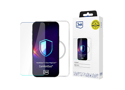 3mk kryt+tvrzené sklo ComfortDuo Clear Magcase pro Apple iPhone 16 Pro Max