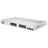 Cisco switch CBS350-24T-4G-UK (24xGbE,4xSFP,fanless) - REFRESH