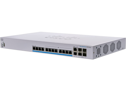 Cisco switch CBS350-12NP-4X-EU (12x5GbE,2xSFP+,2x10GbE/SFP+ combo,12xPoE+,8xPoE++,375W) - REFRESH