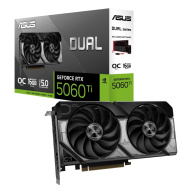 ASUS VGA NVIDIA GeForce RTX 5060 Ti DUAL OC 16G, 16GB GDDR7, 3xDP, 1xHDMI