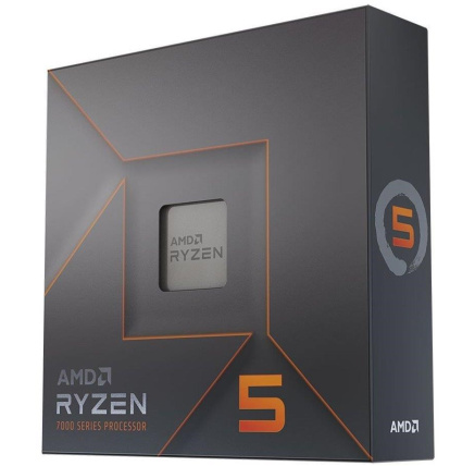CPU AMD RYZEN 5 7600X WOF, 6-core, 4.7GHz, 32MB cache, 105W, socket AM5, BOX, bez chladiče