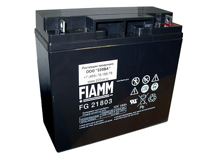 Baterie - Fiamm FG21803 (12V/18,0Ah - M5), životnost 5let Baterie - Fiamm FG21803 (12V/18,0Ah - M5), životnost 5let