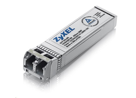 Zyxel SFP10G-SR 10G SFP+ modul, Wavelength 850nm, Short range (300m), Double LC connector Zyxel SFP10G-SR 10G SFP+ modul, Wavelength 850nm, Short range (300m), Double LC connector
