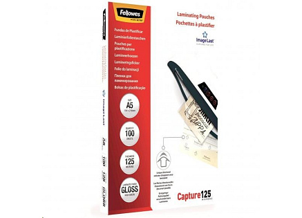 Laminovací fólie Fellowes A5 125 mic ImageLast, balení 100 ks