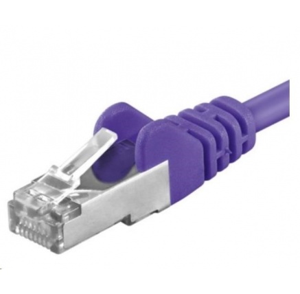 PREMIUMCORD Patch kabel CAT6a S-FTP, RJ45-RJ45, AWG 26/7 0,25m fialová PREMIUMCORD Patch kabel CAT6a S-FTP, RJ45-RJ45, AWG 26/7 0,25m fialová