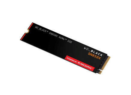 WD BLACK SSD NVMe 4TB PCIe SN850X Powered by SanDisk, Gen4, (R:7300, W:6600MB/s)