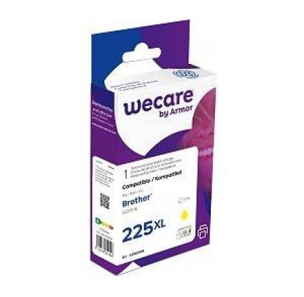 WECARE ARMOR cartridge pro Brother DCP-J4120D yellow, 12ml, kom. s LC225Y WECARE ARMOR cartridge pro Brother DCP-J4120D yellow, 12ml, kom. s LC225Y