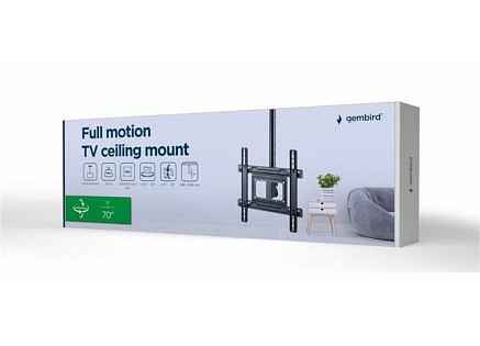 GEMBIRD Držák TV na strop, 32“ - 70“, plně pohyblivý GEMBIRD Držák TV na strop, 32“ - 70“, plně pohyblivý