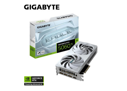 GIGABYTE VGA NVIDIA GeForce RTX 5060 Ti EAGLE ICE OC 8G, 8G GDDR7, 3xDP, 1xHDMI