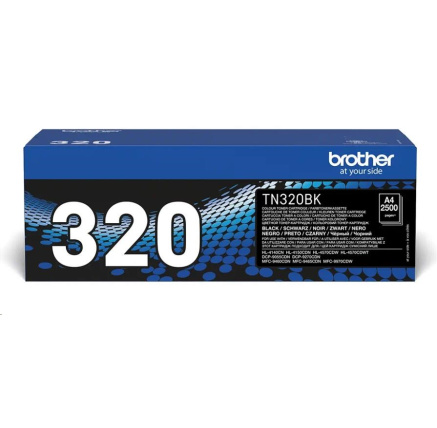 BROTHER Toner TN-320BK černá pro HL-4150CDN/HL4570CDW BROTHER Toner TN-320BK černá pro HL-4150CDN/HL4570CDW