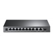 TP-Link CCTV switch TL-SG1210MP (8xGbE, 1xGbE uplink, 1xGbE/SFP combo uplink, 8x PoE+, 123W, fanless)