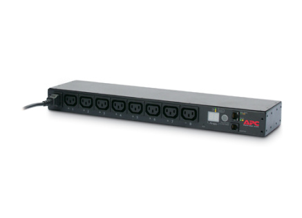 APC Rack PDU, Switched, 1U, 12A/208V, 10A/230V, (8)C13, IEC-320 C14 1.98m