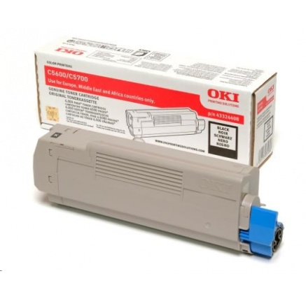 Oki Toner Černý do C5600/C5700 (6 000 stránek) Oki Toner Černý do C5600/C5700 (6 000 stránek)