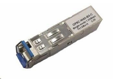 SFP WDM transceiver 1,25Gbps, 1000BASE-BX10, SM, 10km, TX 1550nm, LC simp., 0 až 70°C, 3,3V, Cisco komp., DMI SFP WDM transceiver 1,25Gbps, 1000BASE-BX10, SM, 10km, TX 1550nm, LC simp., 0 až 70°C, 3,3V, Cisco komp., DMI