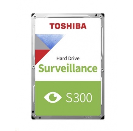 TOSHIBA HDD S300 Surveillance (CMR) 4TB, SATA III, 7200 rpm, 128MB cache, 3,5", BULK