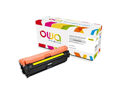 OWA Armor toner pro HP Color Laserjet Ese CP5520, 5525, 15000 Stran, CE272A, žlutá/yellow