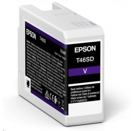 EPSON ink Singlepack Violet T46SD UltraChrome Pro 10 ink 25ml EPSON ink Singlepack Violet T46SD UltraChrome Pro 10 ink 25ml